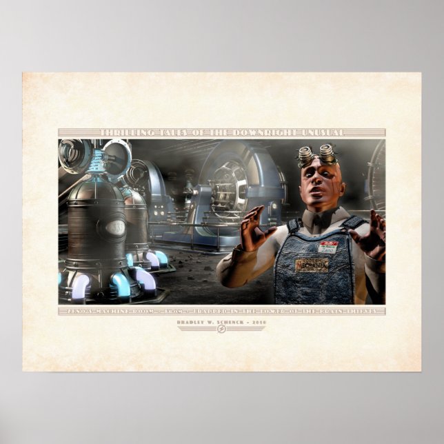 Pôster Histórias emocionantes: Sala de máquinas de Zeno ( (Frente)