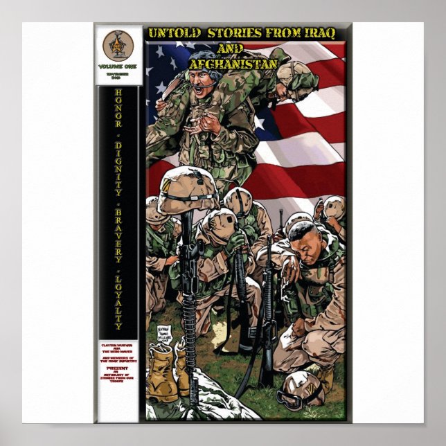 Pôster Histórias incalculáveis do Iraque e Afeganistão -  (Frente)