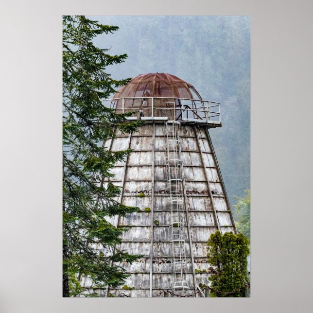 Poster Historic Mill Wigwam Burner near Florence, Oregon (Frente)