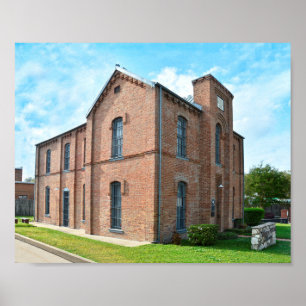 Poster Historic Panola County Jail, Carthage, Texas