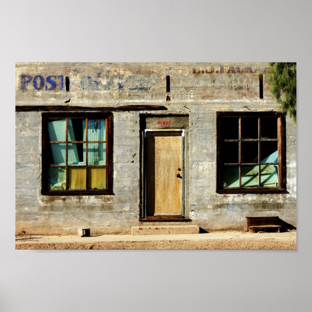 Poster Historic Post Office in Kelso California (Frente)