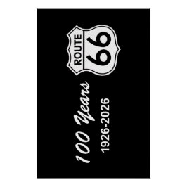 Pôster Historic Route 66 Centennial