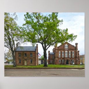 Poster Historic Shelby County Courthouse e Jail, Texas