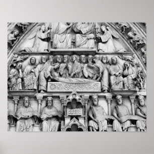 Pôster Historical, Christian Sculptures Notre Dame Paris