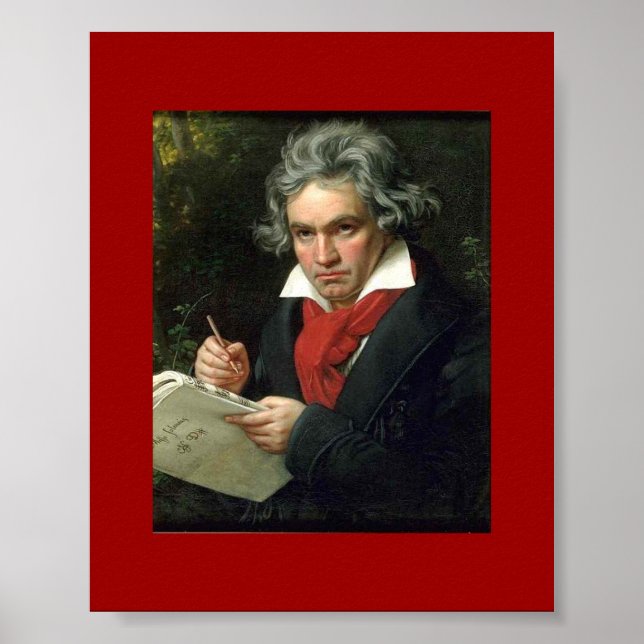 Poster histórico Beethoven (Frente)