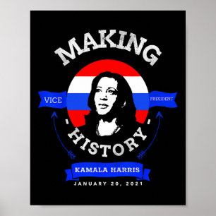 Poster Histórico de Fazeres da Harris Inauguration 2021