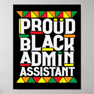 Poster Histórico Negro Mês Para O Estreito Administrativo