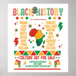 Poster Histórico Preto