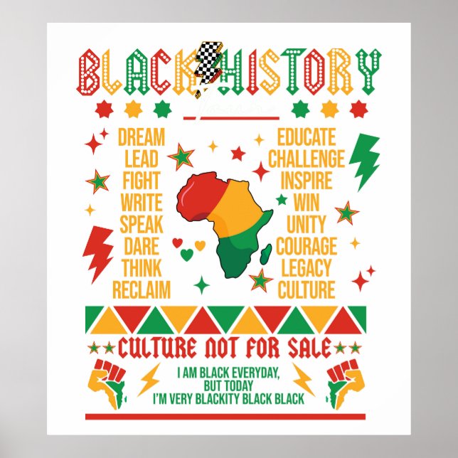 Poster Histórico Preto (Frente)