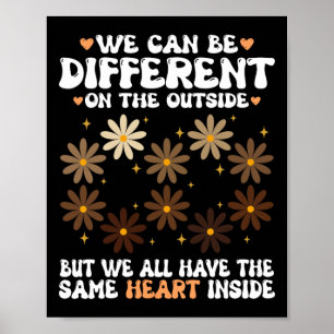 Poster Histórico Preto Floral Mês