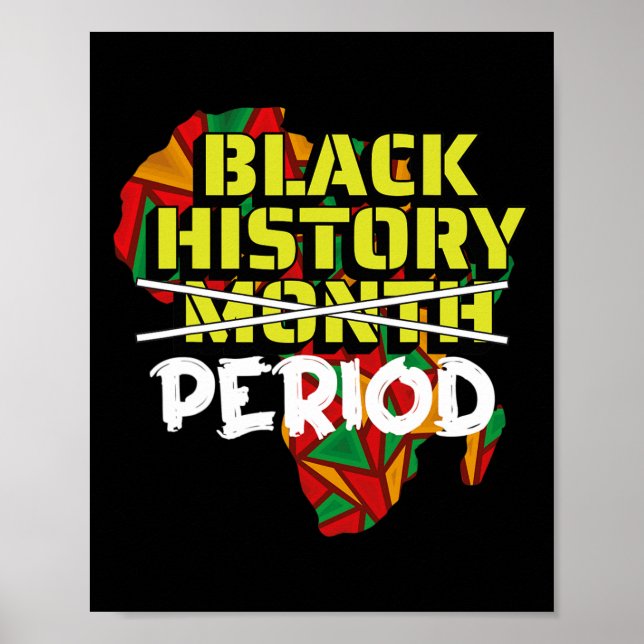 Poster Histórico Preto Período Histórico Preto Mês 1 (Frente)