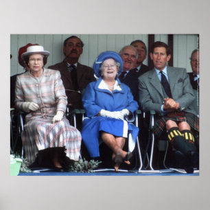 Poster HM Queen Elizabeth, The Queen Mother