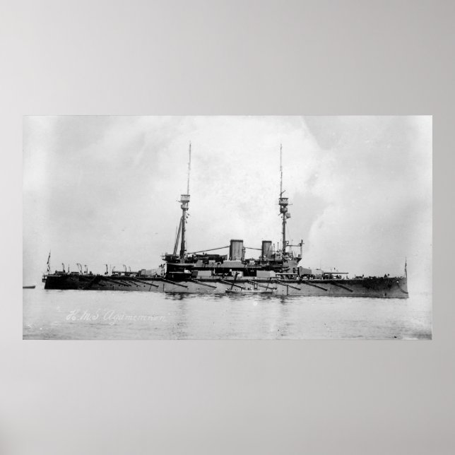 Poster HMS Agamemnon (Frente)