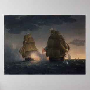 Poster HMS Endymion vs USS Presidente