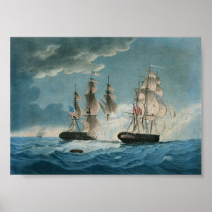 Poster HMS Endymion vs USS Presidente