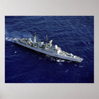 Pôster HMS Glasgow (D-88)