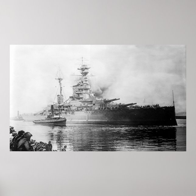 Poster HMS Ramillies (Frente)
