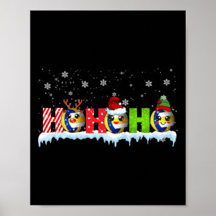 Poster Ho3 Papais noeis Engraçados De Reindeer De Xmas El