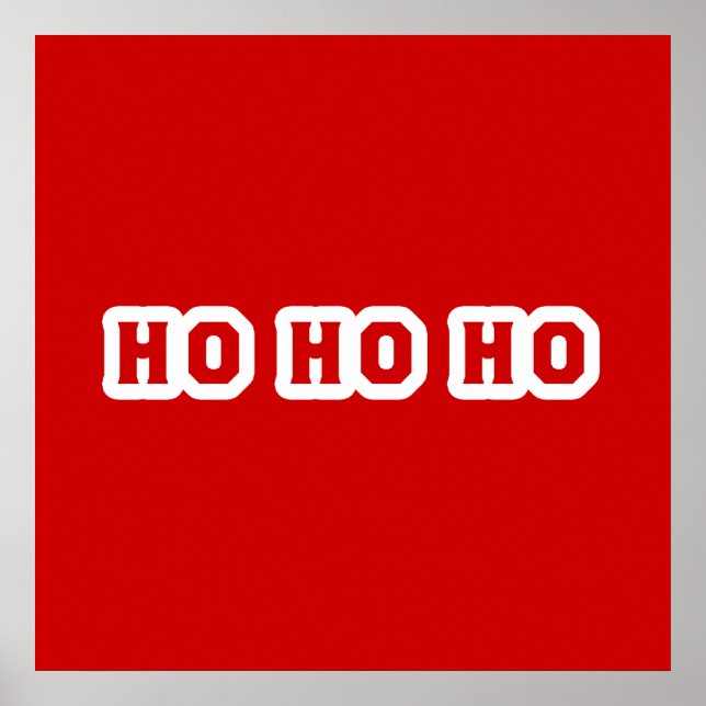 Pôster Ho Ho Ho Christmas Cheer (Frente)