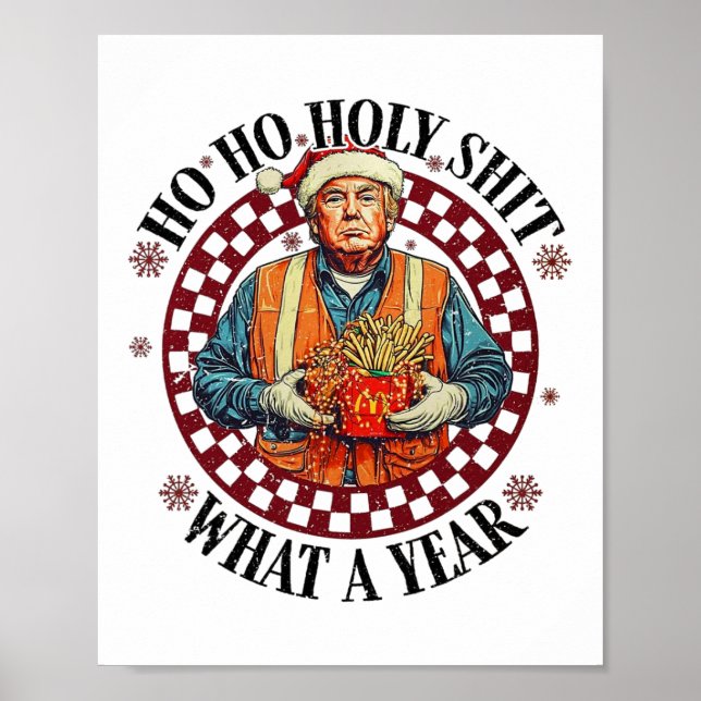 Poster Ho Ho Ho Ho Ho Que É Engraçado Um Natal (Frente)