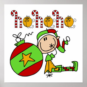 Pôster Ho Ho Ho Holiday Elf