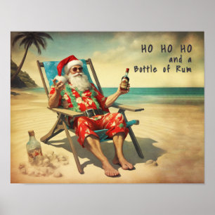 Poster Ho Ho & Rum -