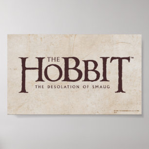 Poster Hobbit Logo - Dark