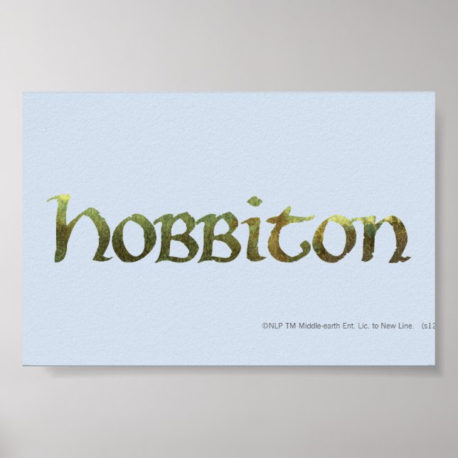 Pôster HOBBITON™ Texturizado (Frente)