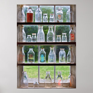 Poster Hobby - Coletor - Frascos de Leite