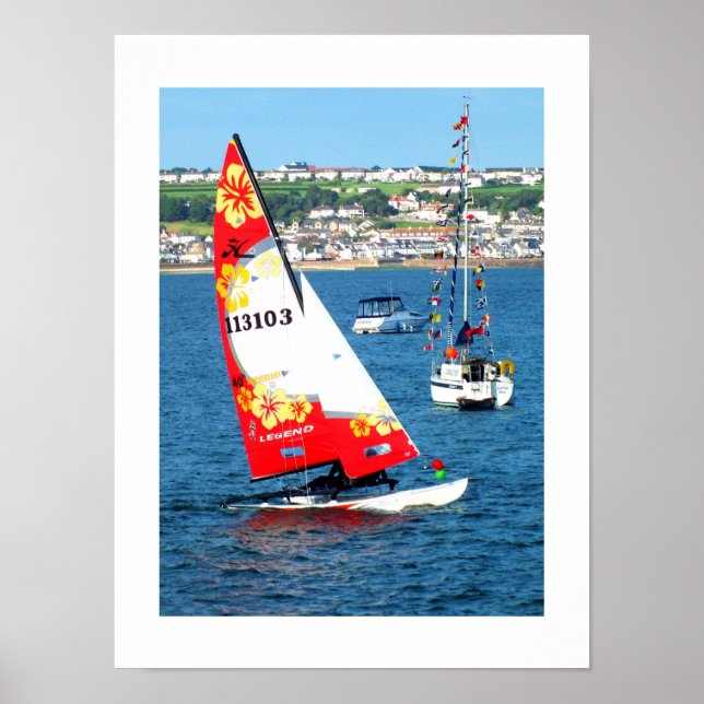 Pôster Hobie cat, Jersey (Frente)