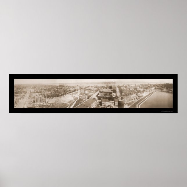 Pôster Hoboken Weehawken NJ Foto 1909 (Frente)