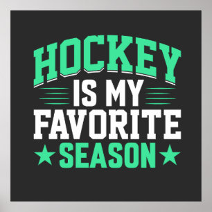 Poster Hockey é minha estação favorita
