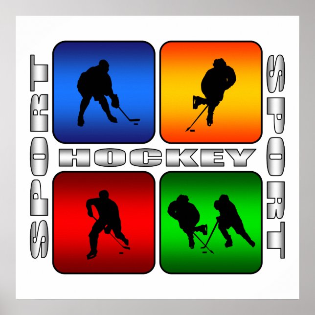 Pôster Hockey espetacular (Frente)