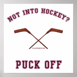 Pôster Hockey Puck Off