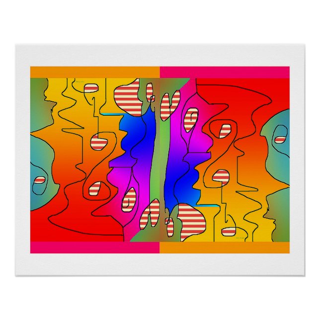 Pôster Hodge Podge Wall Art Poster Art (Frente)