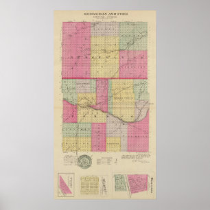 Pôster Hodgeman and Ford Counties, Bellefont, Kansas