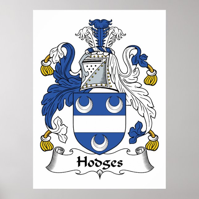 Poster Hodges Family Crest (Frente)