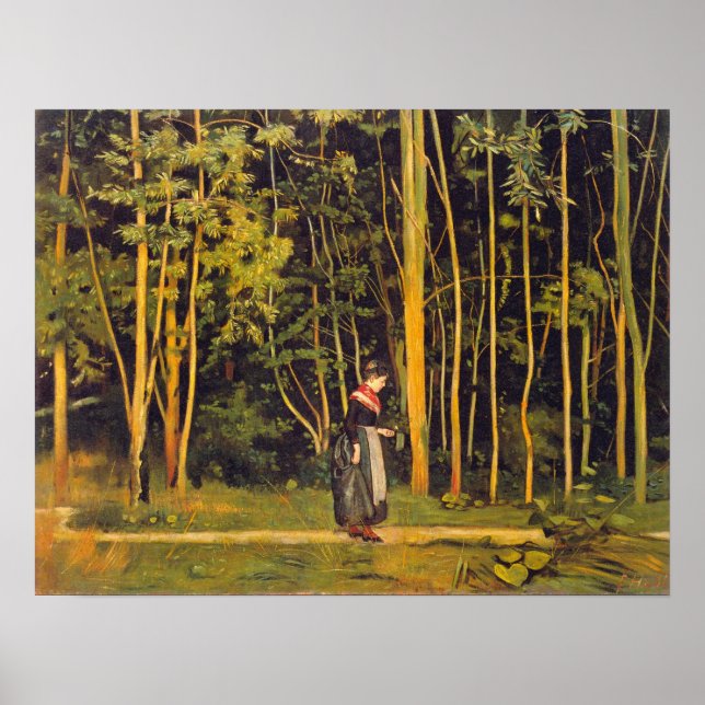 Poster Hodler - Borda Da Floresta 1885 (Frente)