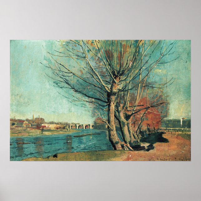 Poster Hodler - Des Manzanares 1878 (Frente)