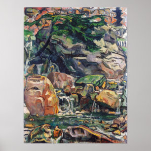 Poster Hodler - Mountain Stream Near Beatenberg 1910