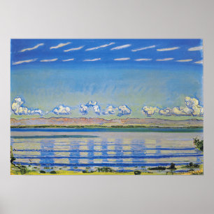 Poster Hodler - Paisagem Rítmica No Lago Genebra 1908
