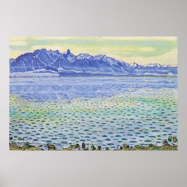 Poster Hodler - Thun Stockhorn Kette 1904 (Frente)