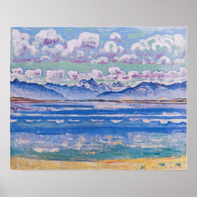 Poster Hodler - Weisshorn Of Montana 1915 (Frente)