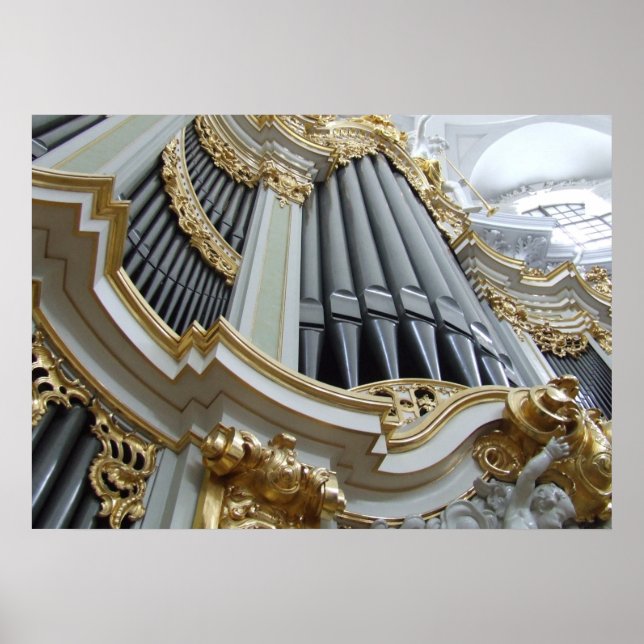 Poster Hofkirche Germany Pipe Organ (Frente)