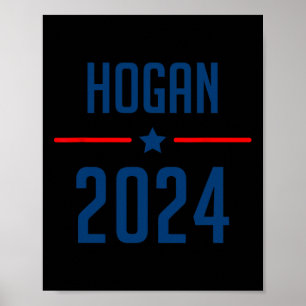 Poster Hogan Larry Hogan Presidente Republicano Patriota