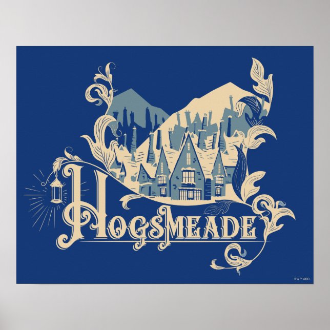 Poster HOGSMEADE™ Vintage Village Graphic (Frente)