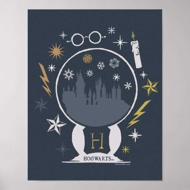Poster HOGWARTS™ Snow Globe Graphic (Frente)