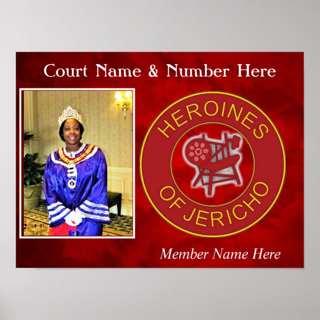 Poster HOJ Personalizar Foto (Frente)