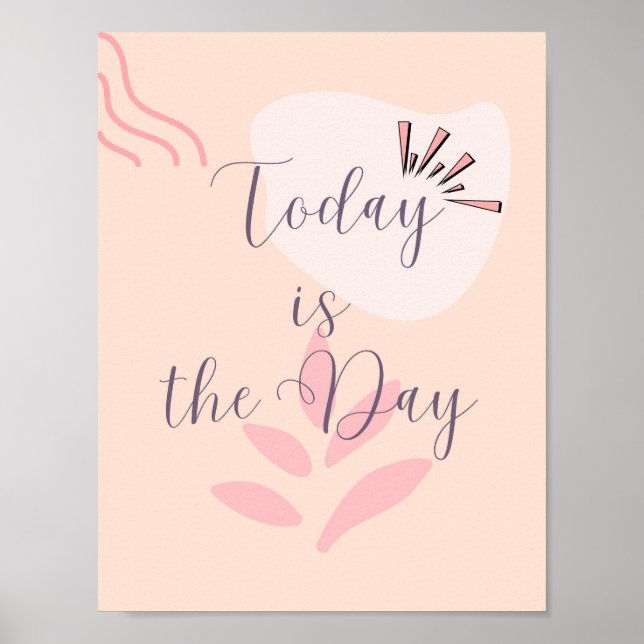 Poster Hoje é o dia (Frente)