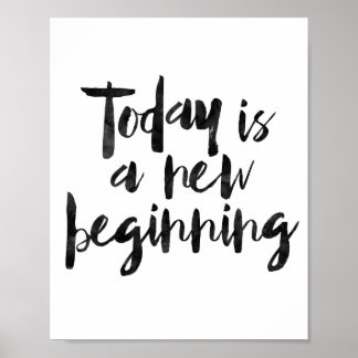 Poster Hoje É Um Novo Começo